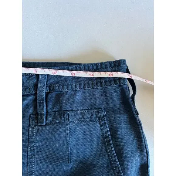 Anthropologie Audra Utility Pants Blue Women's Size 29 - Picture 6 of 11